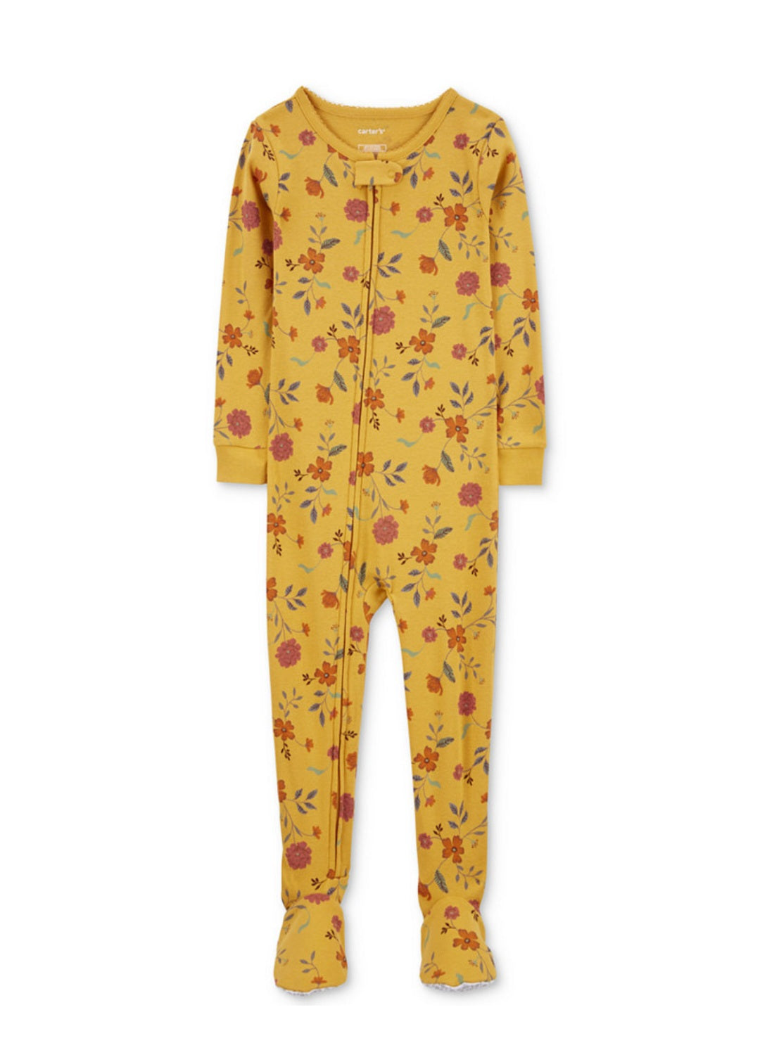 Carter's Floral 100% Snug Fit Cotton Footie for Toddler Girls Various Sizes