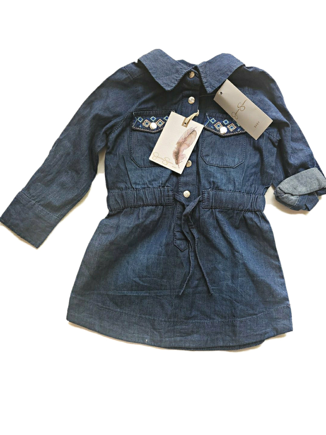 Jessica Simpson Denim Dress For Infant Girls