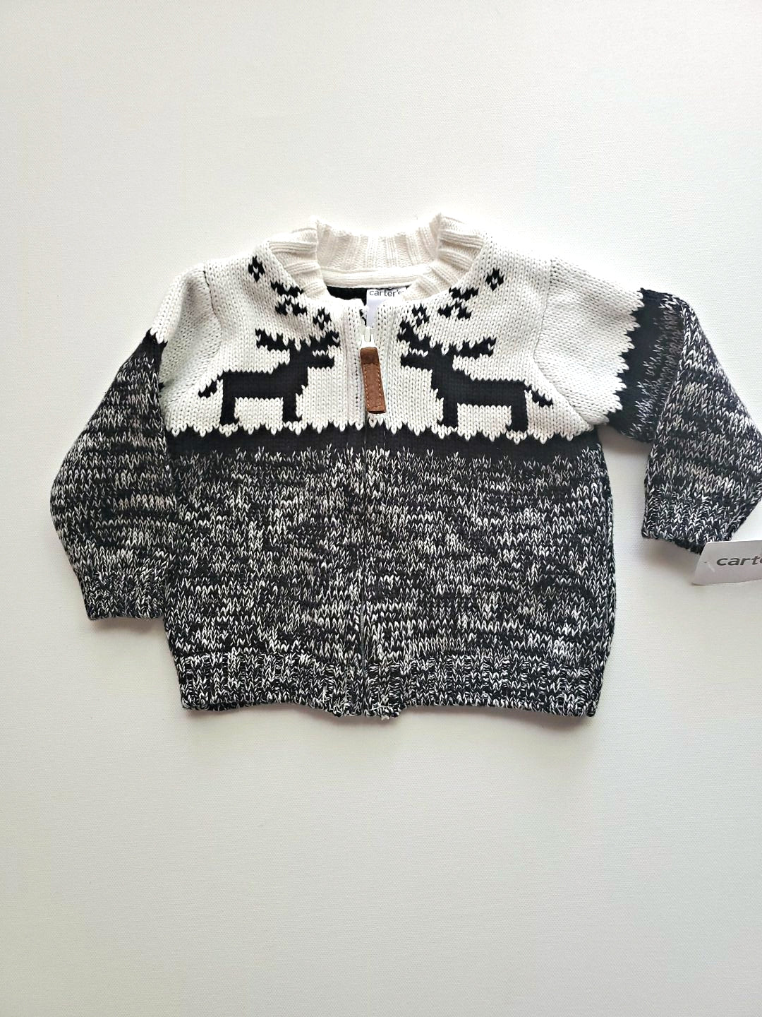 Carter's Zip Up Sweater for Infant Boys Size 3 Months