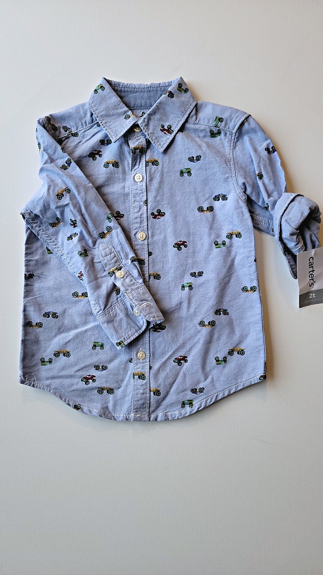 Carter's Button Up Shirt For Toddler Boys Size 2t