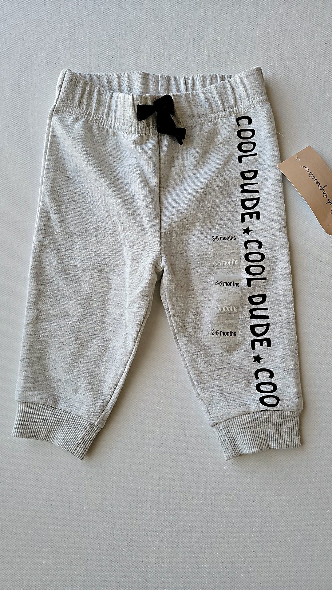 First Impressions Jogger Pants for Infant Boys Size 3-6 months