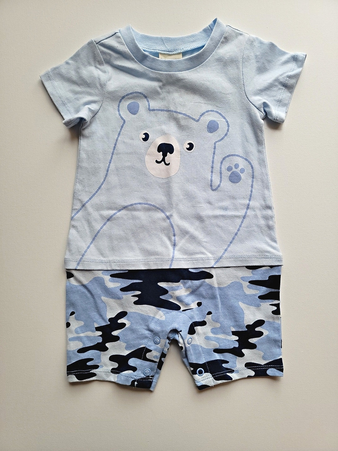 First Impressions Romper for Infant Boys 12 months