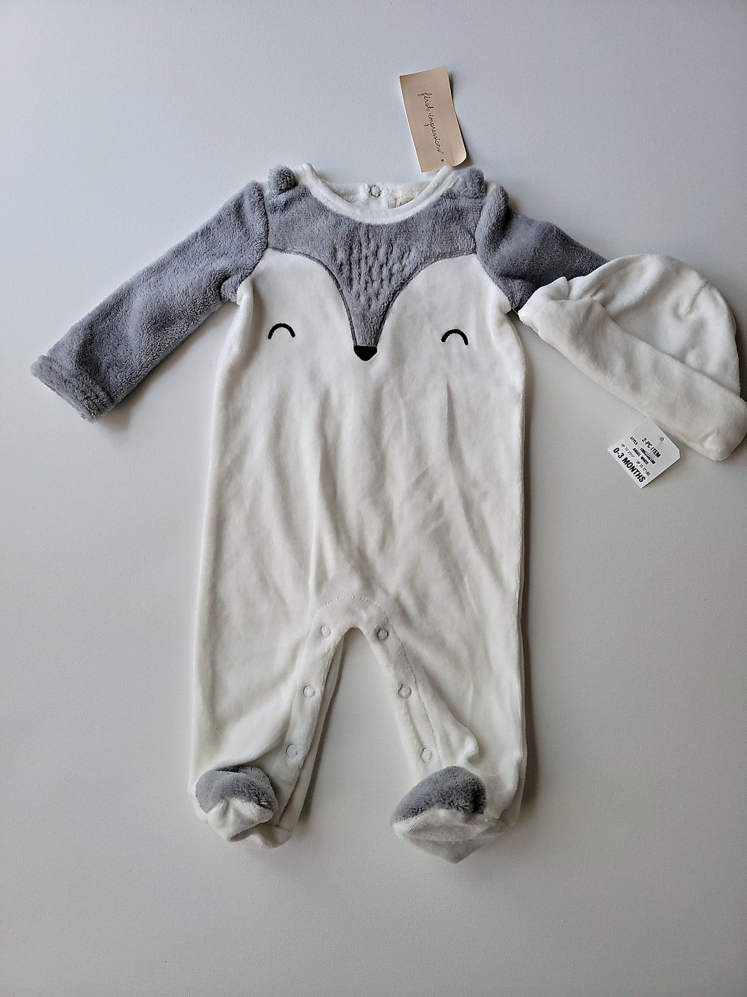 First Impressions Coverall Set for Infant Boys Size 0-3 Months