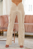 V Cut Cargo Pants