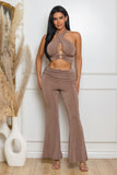 Crimson Heat Mocha Two-Piece Set