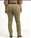 Lauren Ralph Lauren Plus Size Corduroy Mid-rise Straight Leg Pants SIZE 14W