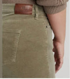 Lauren Ralph Lauren Plus Size Corduroy Mid-rise Straight Leg Pants SIZE 14W