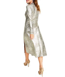 INC Women's Space-Dyed Foil Midi Dress Size 6
