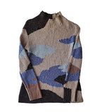 Nic + Zoe Winter Waves Patterned Mock Turtleneck Sweater Various Sizes