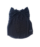 Michael Kors Women's Chiffon Dewdrop Ruffled Top Size Large