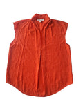 Michael Kors Women's Pinstripe Crepe Pleated Top Size Various Sizes