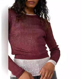 Free People H20 Pullover Top Size Small
