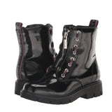 DKNY Girls Ava Speed  Moto Lace up Ankle Boot Size 13