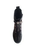 DKNY Girls Ava Speed  Moto Lace up Ankle Boot Size 13