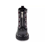 DKNY Girls Ava Speed  Moto Lace up Ankle Boot Size 13