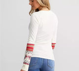 Free People Mikah Layering Cuff Thermal Top Size Small