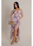 Send the Location Maxi Dress Various Sizes (Boutique Item)
