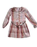 Carter's Button Plaid Shirt Dress For Toddler Girls Various Sizes