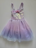Pink Violet Dress for Toddler Girls