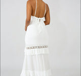 Raw Crochet Maxi Dress