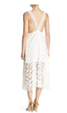Few Moda Sleeveless Lace Midi Dress
