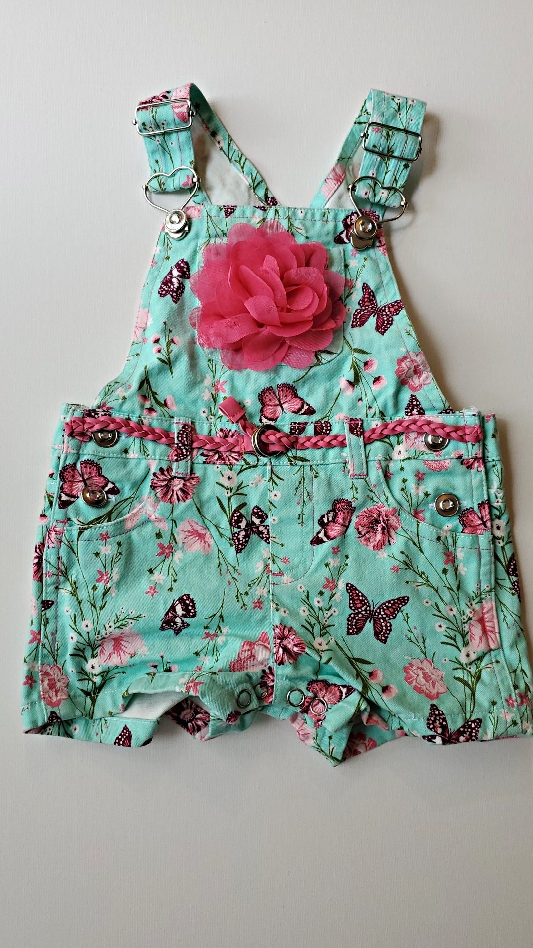 Overall Shorts for Infant Girls