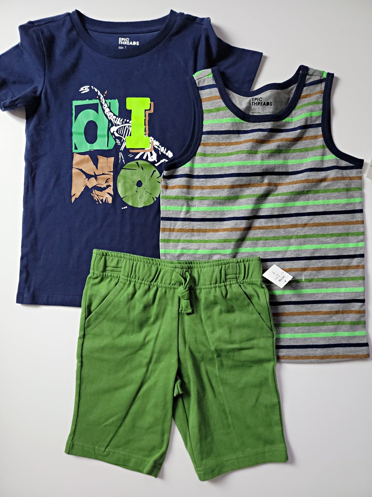 Epic Threads Three Piece Short Set for Boys