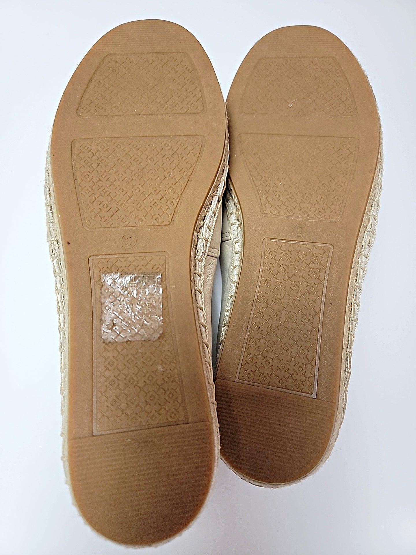Tory Burch Leather Espadrilles Size 5